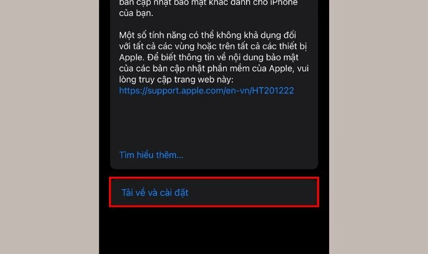 Cuối cùng, bạn chọn vào Tải về và cài đặt