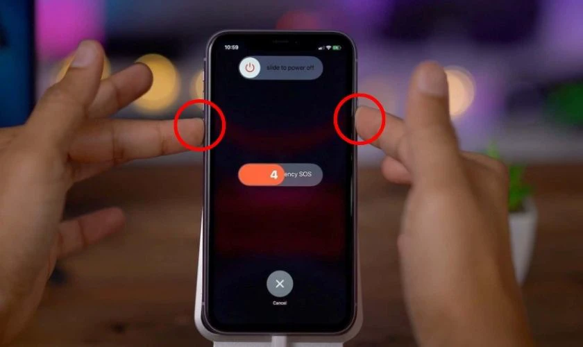 Khởi động lại khi iPhone bị đơ cảm ứng