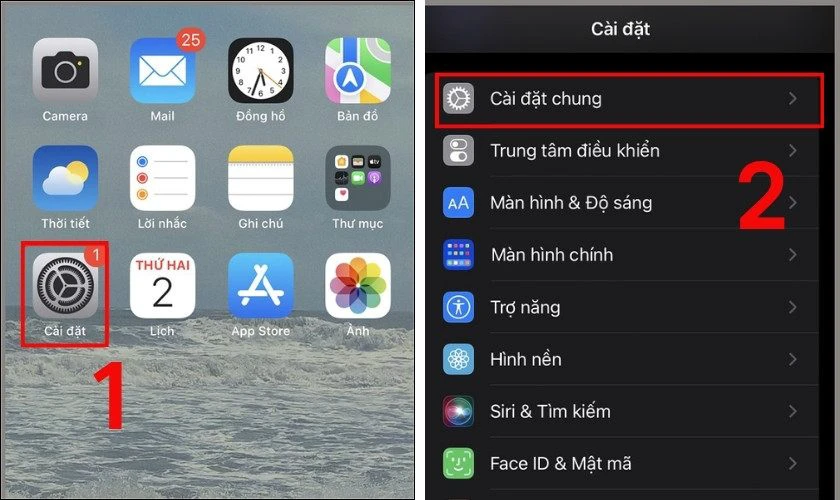 Kh&ocirc;i phục c&agrave;i đặt gốc của thiết bị khi lỗi mic iPhone