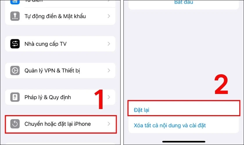  Chuyển hoặc đặt lại iPhone nếu mic lỗi
