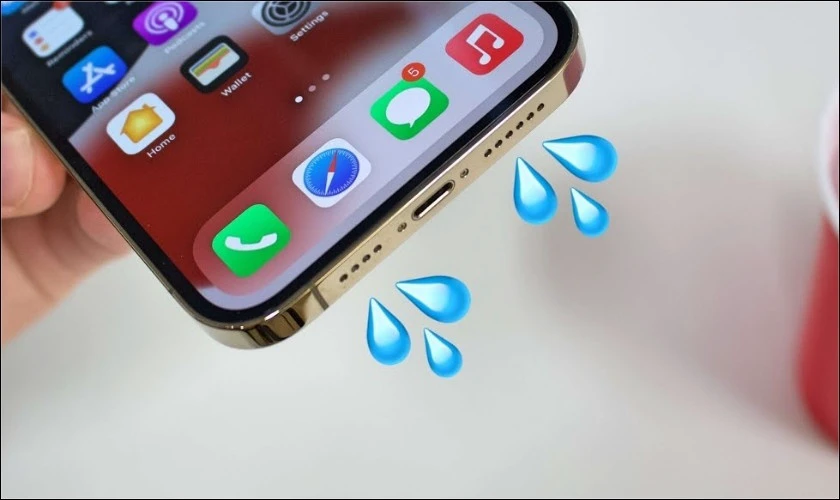 Mic bị hư hỏng do thấm nước