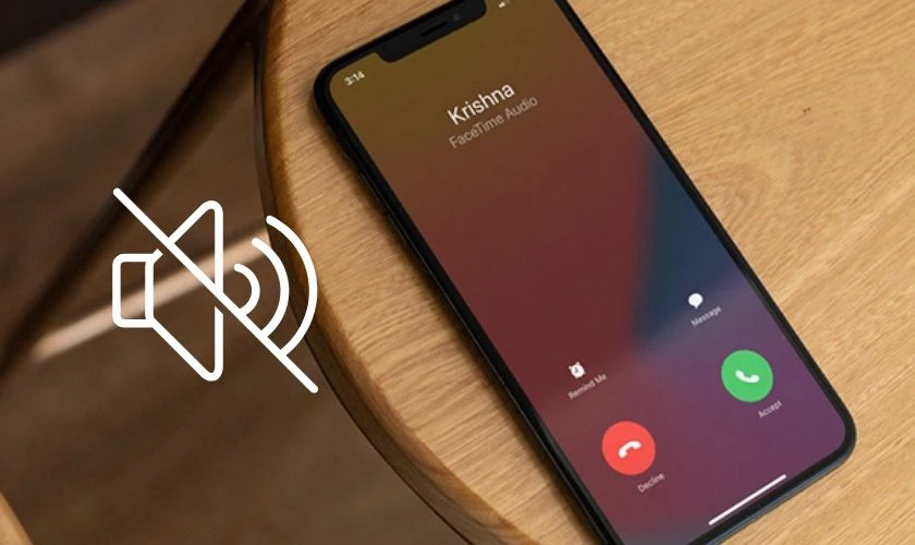 Điện thoại iPhone mất &acirc;m thanh cuộc gọi khi gọi đến
