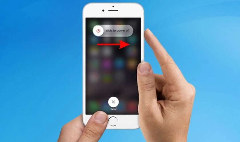 Khởi động lại iPhone