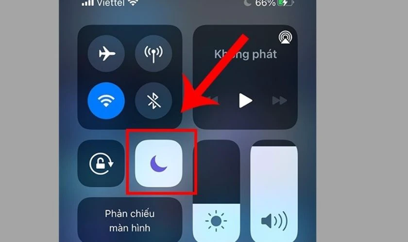 Tắt chế độ không làm phiền trên iPhone