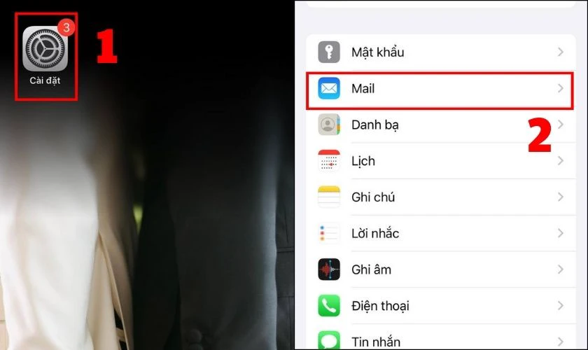 Tắt hoạt động trong hộp mail