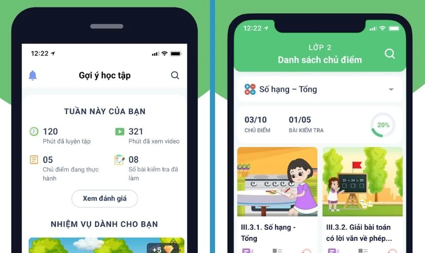 VioEdu - Luyện toán và tiếng Việt theo cấp lớp