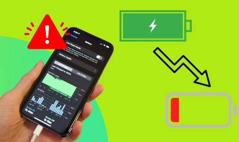 iPhone đời cũ khi cập nhật iOS mới làm pin giảm nhanh chóng
