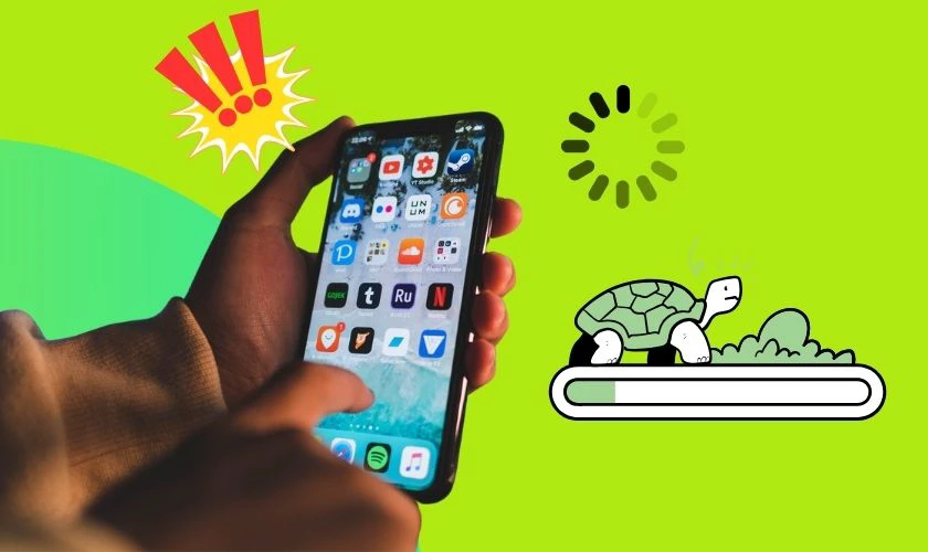 iPhone đời cũ cập nhật iOS sẽ làm chậm máy