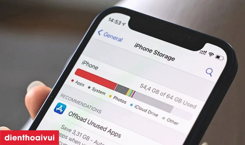 Bộ nhớ trong của iPhone 