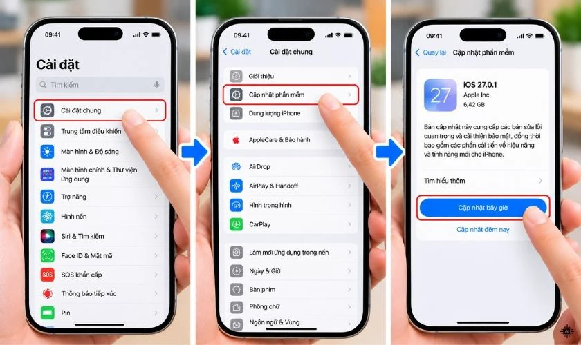 Cập nhật iOS mới