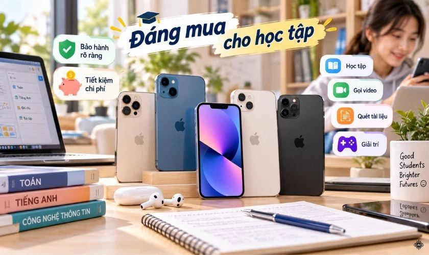 Có nên mua iPhone cũ cho học sinh sinh viên?