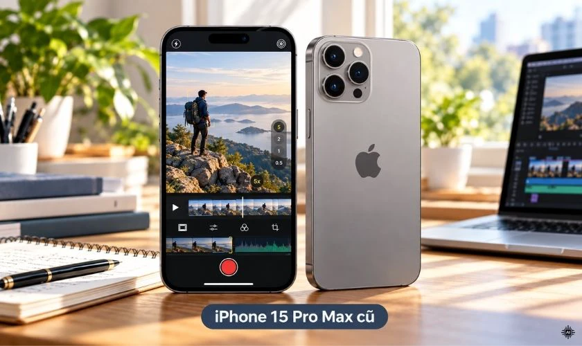 iPhone 15 Pro Max cũ - Mạnh, camera cao cấp
