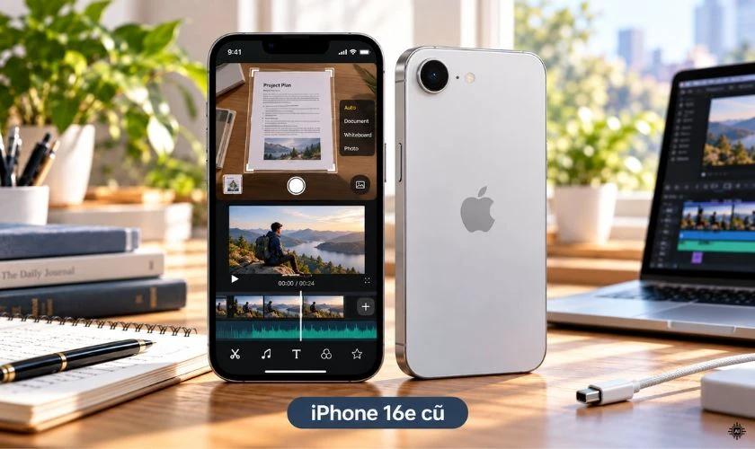 iPhone 16e cũ - Hiệu năng tốt, tối giản
