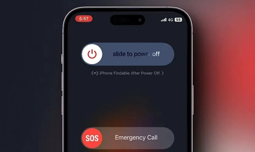 Khởi động lại iPhone để xử lý lỗi tạm thời