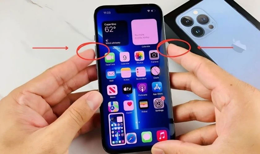 Tại sao không chụp được màn hình điện thoại iPhone