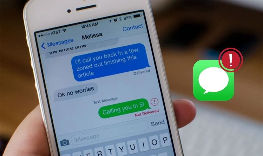 Tại sao iPhone không gửi được tin nhắn SMS?