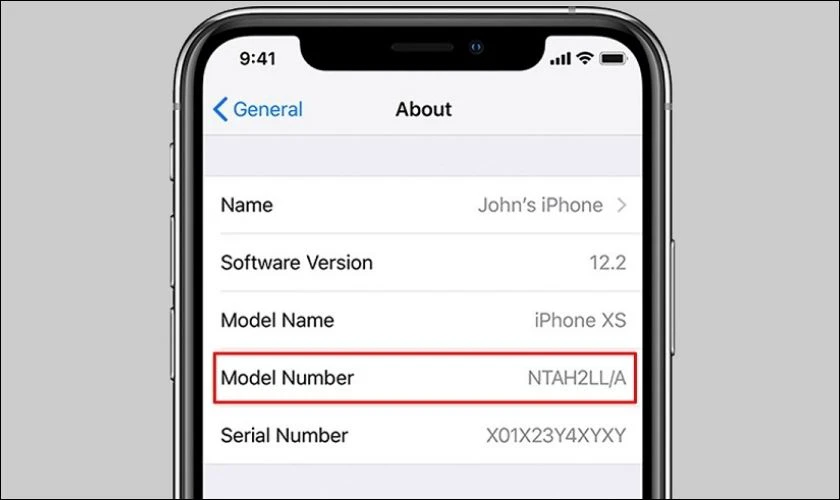 Mẹo nhận dạng m&atilde; m&aacute;y iPhone dễ d&agrave;ng