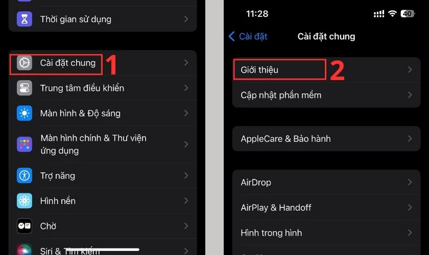Xem trực tiếp m&atilde; B/A trong điện thoại