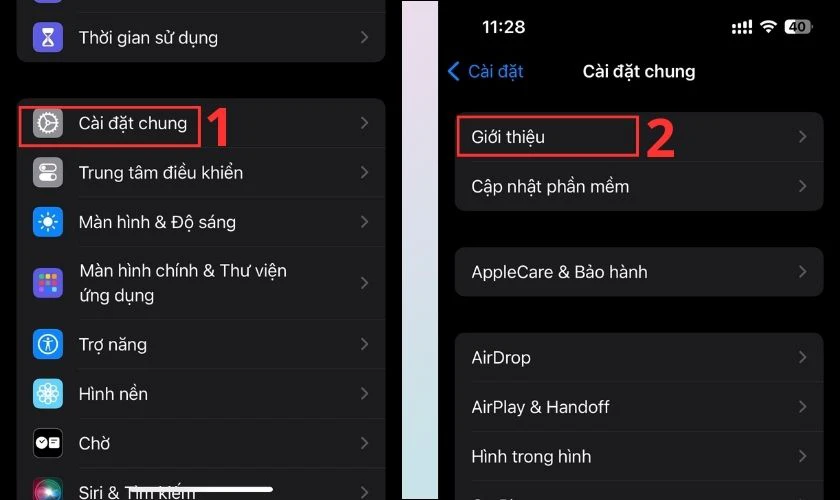 Kiểm tra trực tiếp m&atilde; J/A trong điện thoại iPhone