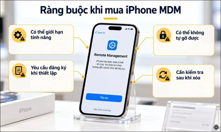 Nhược điểm iPhone MDM là gì