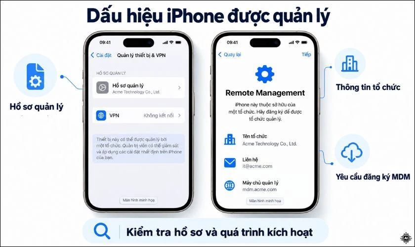 iPhone cũ bị quản lý từ xa có những dấu hiệu nào?