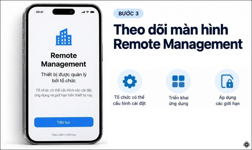 Theo dõi các màn hình trong Trợ lý cài đặt