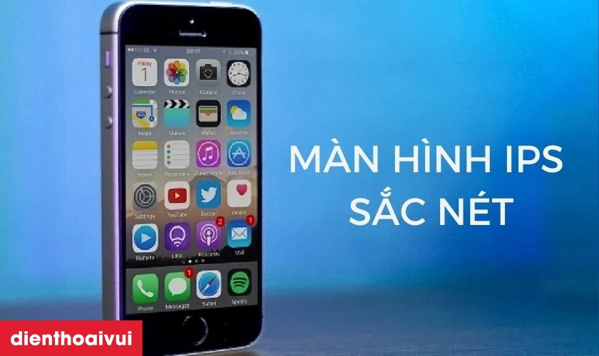 iPhone SE sở hữu m&agrave;n h&igrave;nh k&iacute;ch thước 4.0 inch