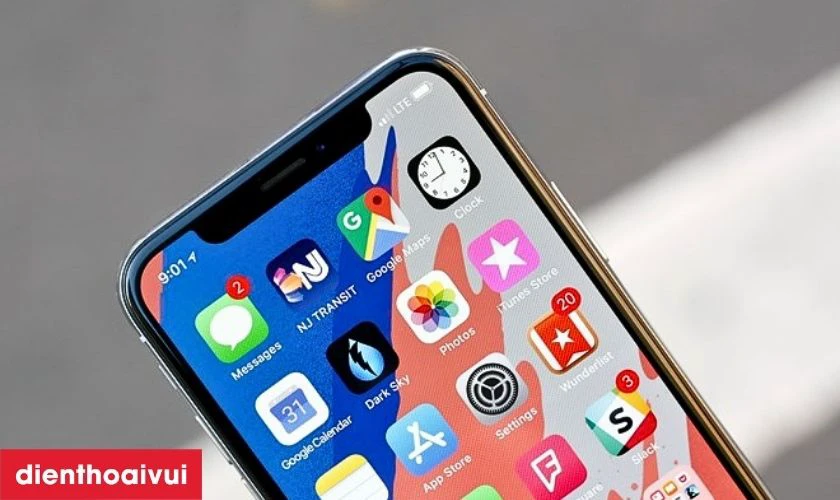 M&agrave;n h&igrave;nh của iPhone XS 512GB cũ đẹp