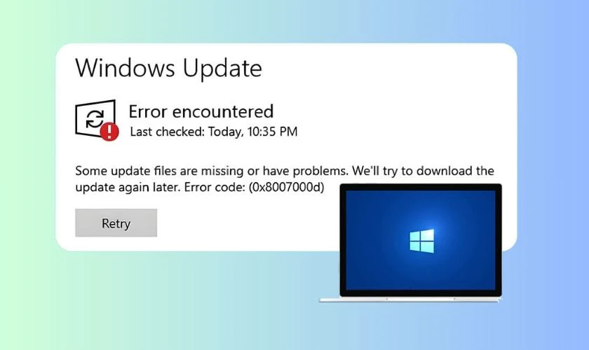 Windows cần c&oacute; c&aacute;c bản cập nhật mới nhất để iTunes hoạt động trơn tru