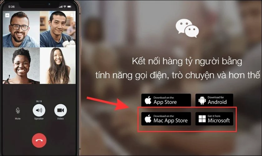 C&aacute;ch tải Wechat cho m&aacute;y t&iacute;nh th&ocirc;ng qua trang web Wechat