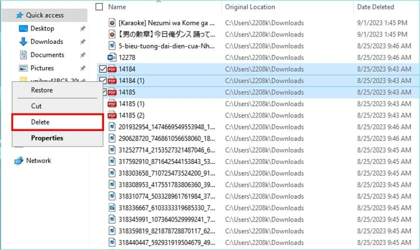 X&oacute;a thư mục kh&ocirc;ng cần đến, dọn dẹp ổ đĩa C bị đầy tr&ecirc;n Win 11