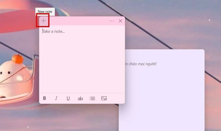 C&aacute;ch tạo th&ecirc;m một ghi ch&uacute; kh&aacute;c tr&ecirc;n m&aacute;y t&iacute;nh 