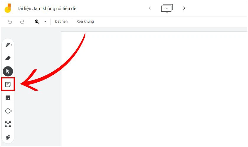Dưới c&ugrave;ng m&agrave;n h&igrave;nh (đối với thiết bị di động), chọn biểu tượng ghi ch&uacute;