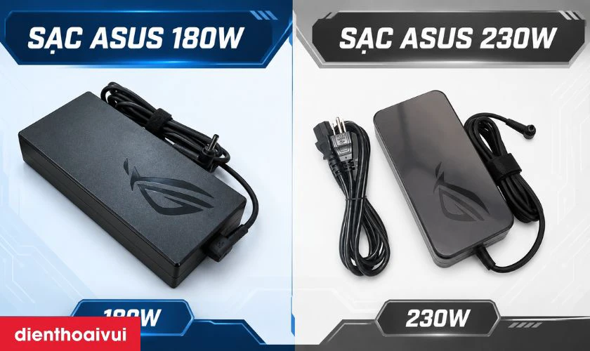 sạc laptop asus 120w 180w+