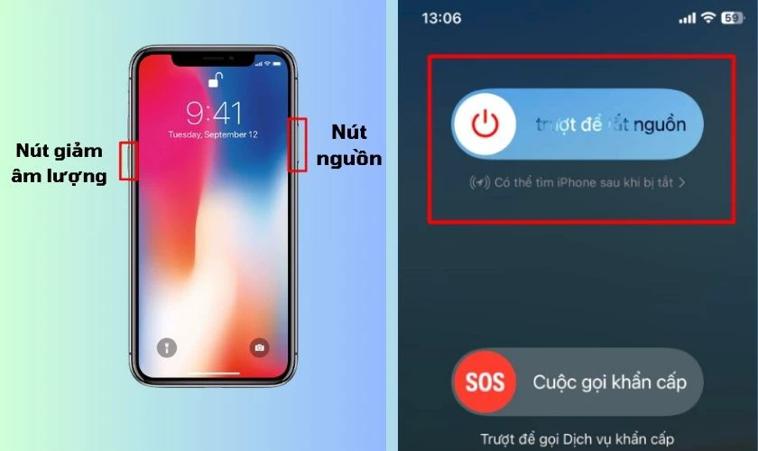 Khởi động lại thiết bị iPhone để cải thiện kết nối