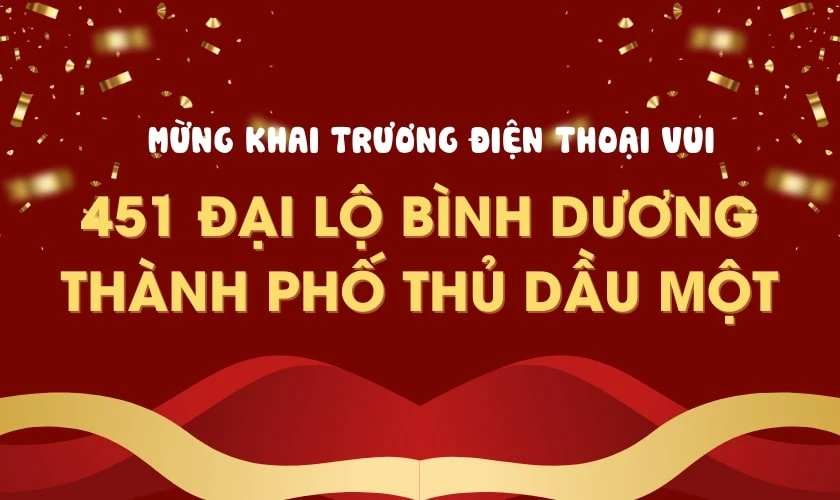 Khai trương Điện Thoại Vui B&igrave;nh Dương 2