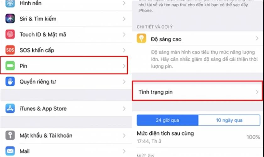 Các cách kiểm tra độ chai pin của iPhone 13