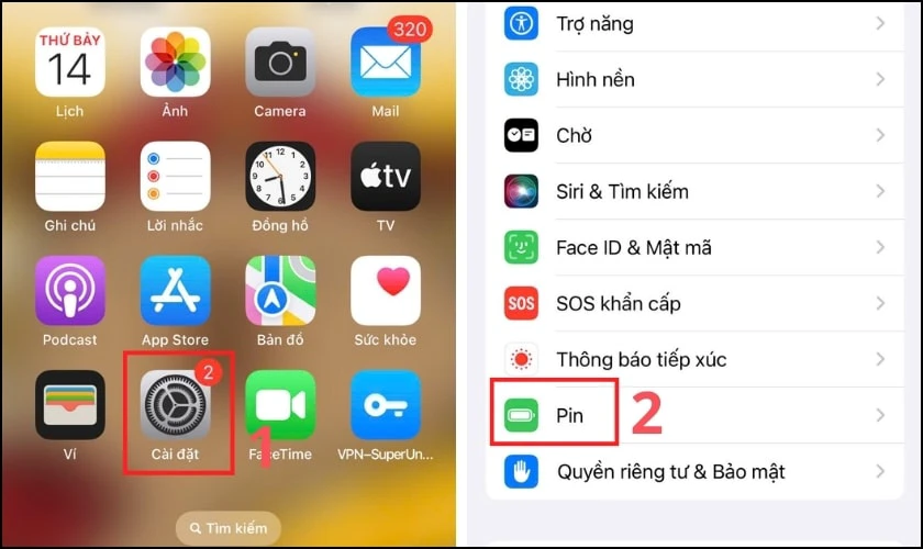 C&aacute;c c&aacute;ch kiểm tra độ chai pin của iPhone 14 Plus