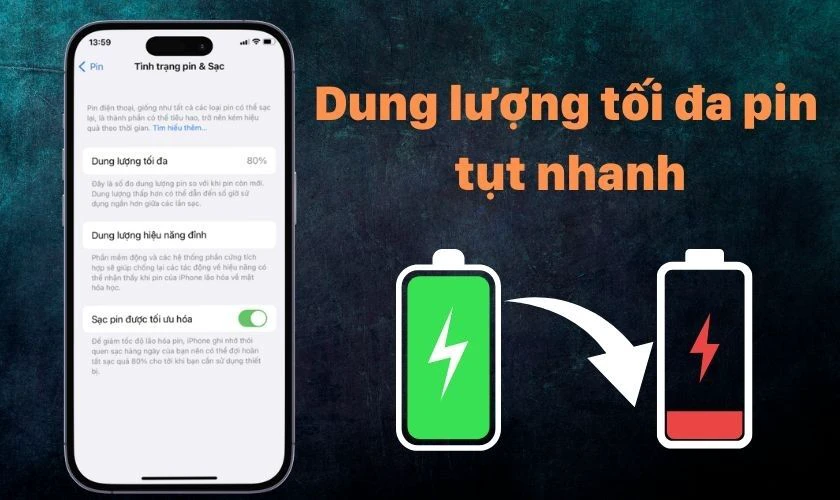Khi n&agrave;o cần thay pin iPhone 15 Plus? Pin sụt nhanh bất thường l&agrave; dấu hiệu đầu ti&ecirc;n