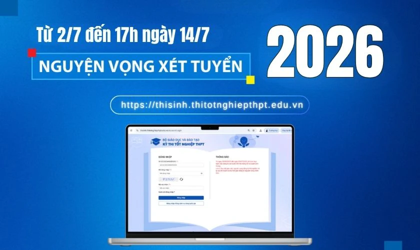 Đăng ký nguyện vọng xét tuyển đại học