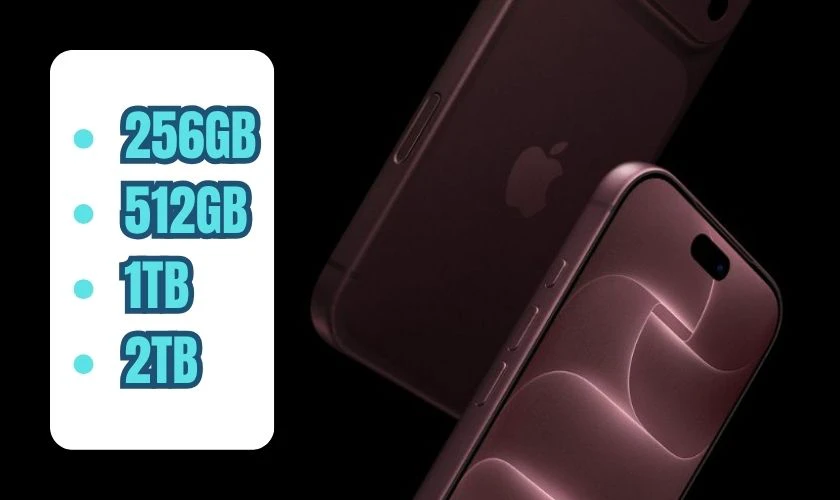 iPhone 18 Pro Max có những phiên bản dung lượng nào khi mở bán?