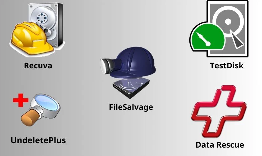 Cài đặt các phần mềm khôi phục dữ liệu ổ cứng bị hỏng