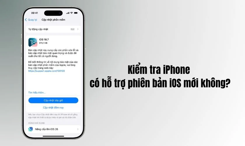 Cách khắc phục không cập nhật được iOS