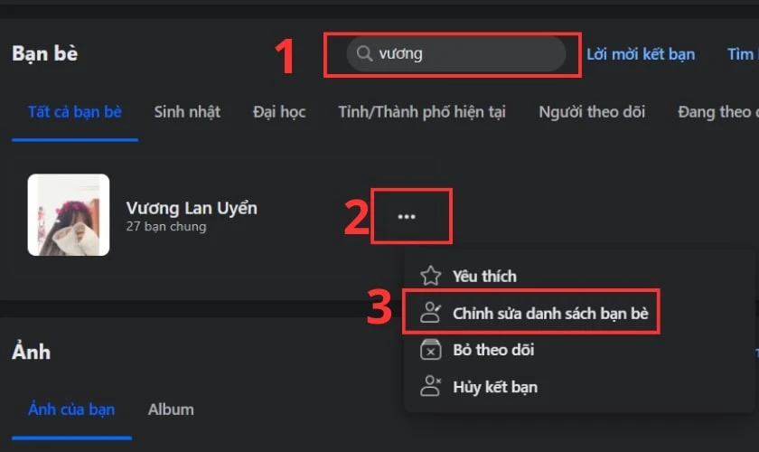 Th&ecirc;m bạn b&egrave; v&agrave;o danh s&aacute;ch hạn chế
