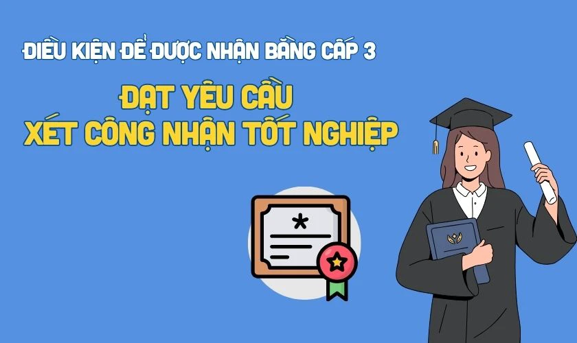 Đạt yêu cầu xét công nhận tốt nghiệp