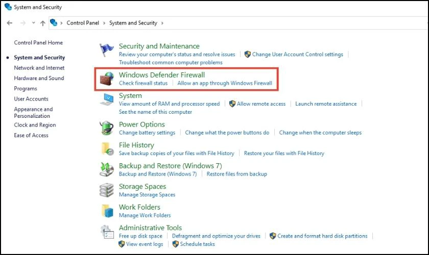 Hướng dẫn tắt Firewall tr&ecirc;n m&aacute;y t&iacute;nh
