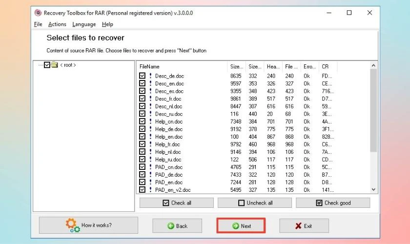 Hướng dẫn sử dụng Recovery Toolbox để sửa lỗi khi file RAR kh&ocirc;ng giải n&eacute;n được