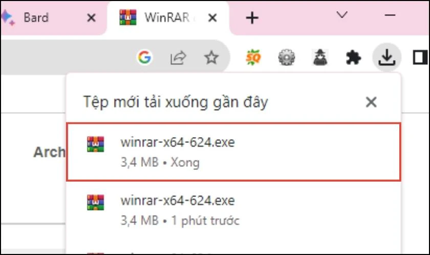 C&aacute;c bước n&acirc;ng cấp WinRAR l&ecirc;n phi&ecirc;n bản mới