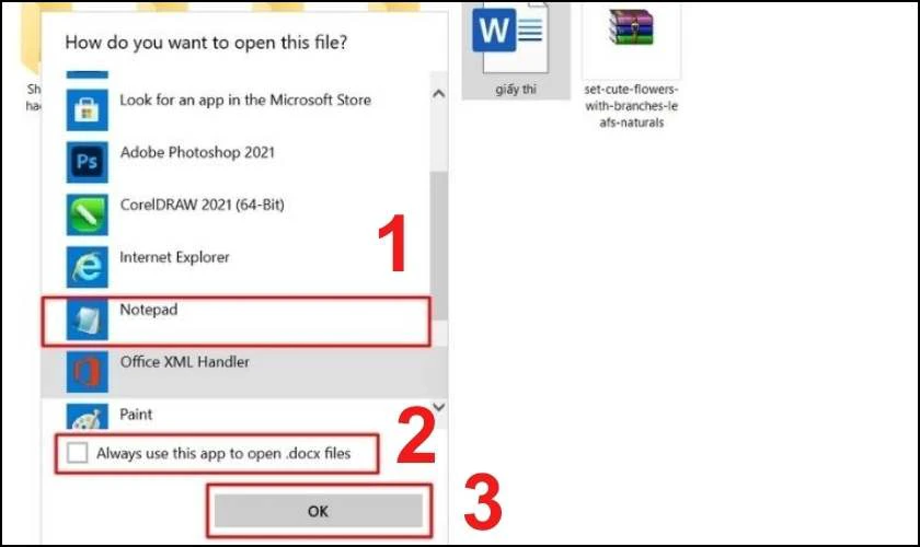Chọn mục More app, sau đ&oacute; chọn Notepad