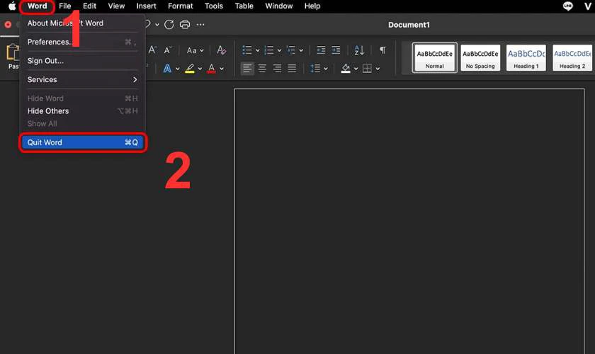 C&aacute;ch sửa lỗi kh&ocirc;ng mở được file Word tr&ecirc;n Macbook